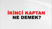 İkinci Kaptan