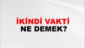 İkindi Vakti
