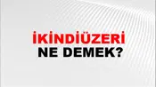İkindiüzeri