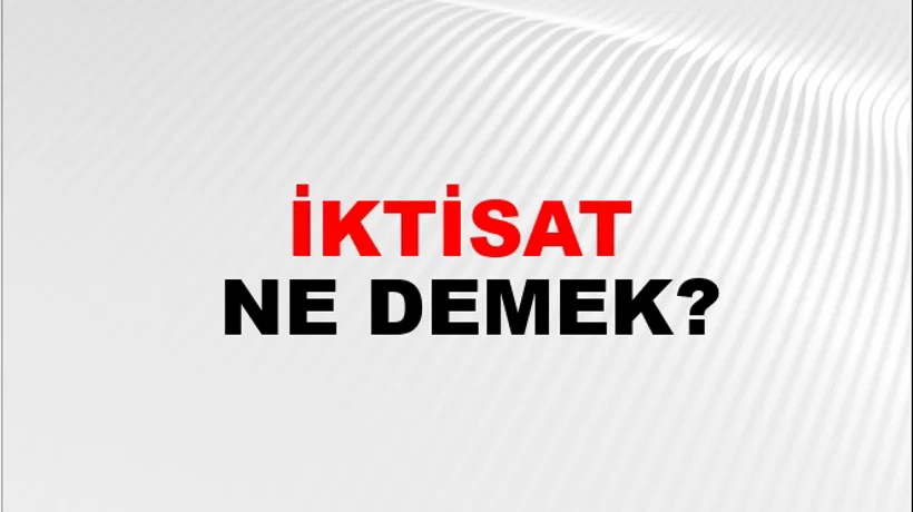 İktisat İktisat