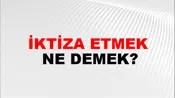 İktiza Etmek