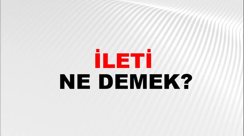 İleti İleti