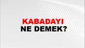 Kabadayı