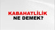 Kabahatlilik