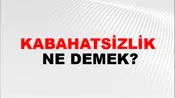 Kabahatsizlik