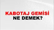 Kabotaj Gemisi