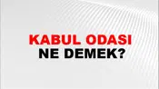 Kabul Odası