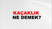 Kaçaklık