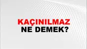 Kaçınılmaz