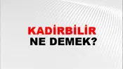 Kadirbilir