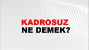 Kadrosuz
