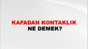 Kafadan Kontaklık