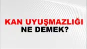Kan Uyuşmazlığı