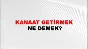 Kanaat Getirmek