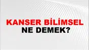 Kanser Bilimsel