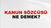 Kanun Sözcüsü