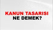Kanun Tasarısı