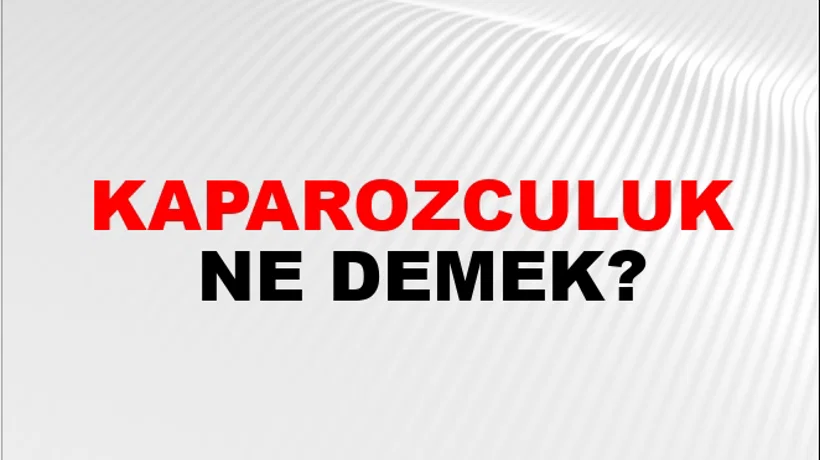 Kaparozculuk Kaparozculuk