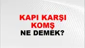 Kapı Karşı Komşu