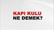 Kapı Kulu