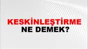 Keskinleştirme