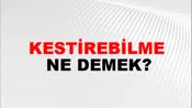 Kestirebilme