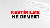 Kestirilme