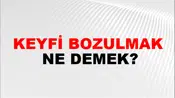 Keyfi Bozulmak
