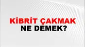 Kibrit Çakmak