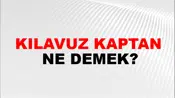 Kılavuz Kaptan