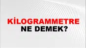 Kilogrammetre