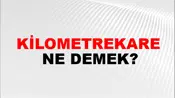 Kilometrekare