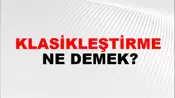 Klasikleştirme