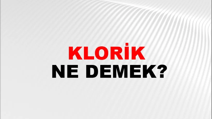 Klorik Klorik