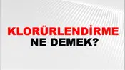 Klorürlendirme