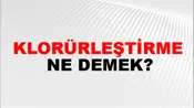 Klorürleştirme