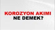 Korozyon Akımı