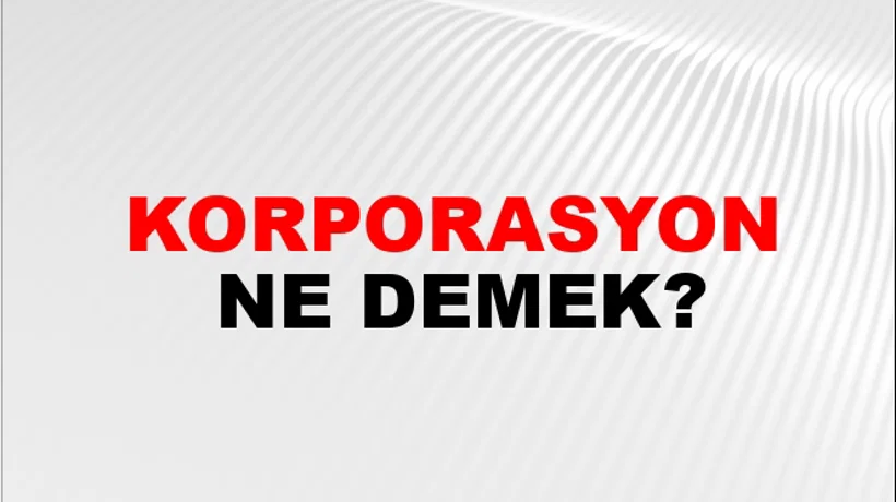 Korporasyon Korporasyon