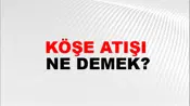Köşe Atışı