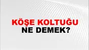 Köşe Koltuğu