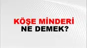 Köşe Minderi