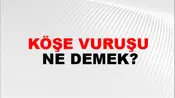 Köşe Vuruşu