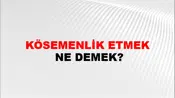 Kösemenlik Etmek