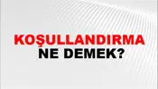Koşullandırma