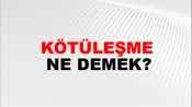 Kötüleşme