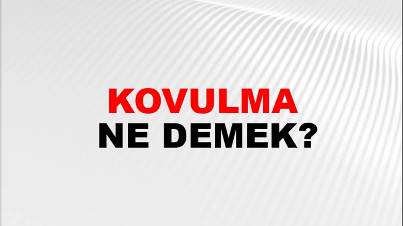 Kovulma Kovulma