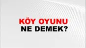 Köy Oyunu