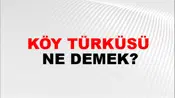 Köy Türküsü