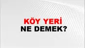 Köy Yeri