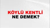 Köylü Kentli